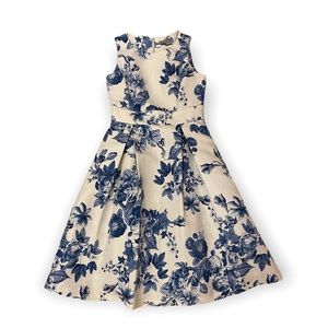 Gorgeous Blue & White Floral Dress